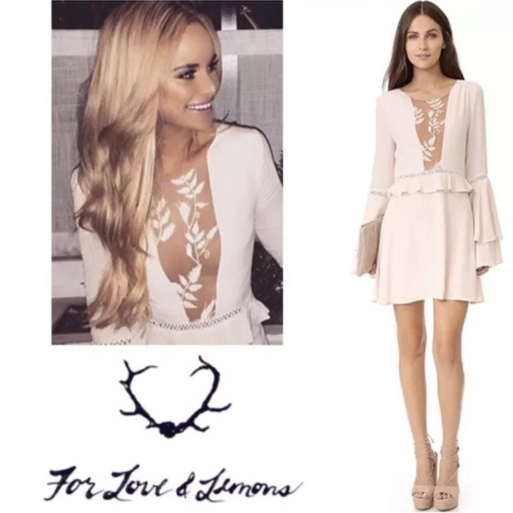 For Love And Lemons Pants - For Love and Lemons Scoop Neck Romper